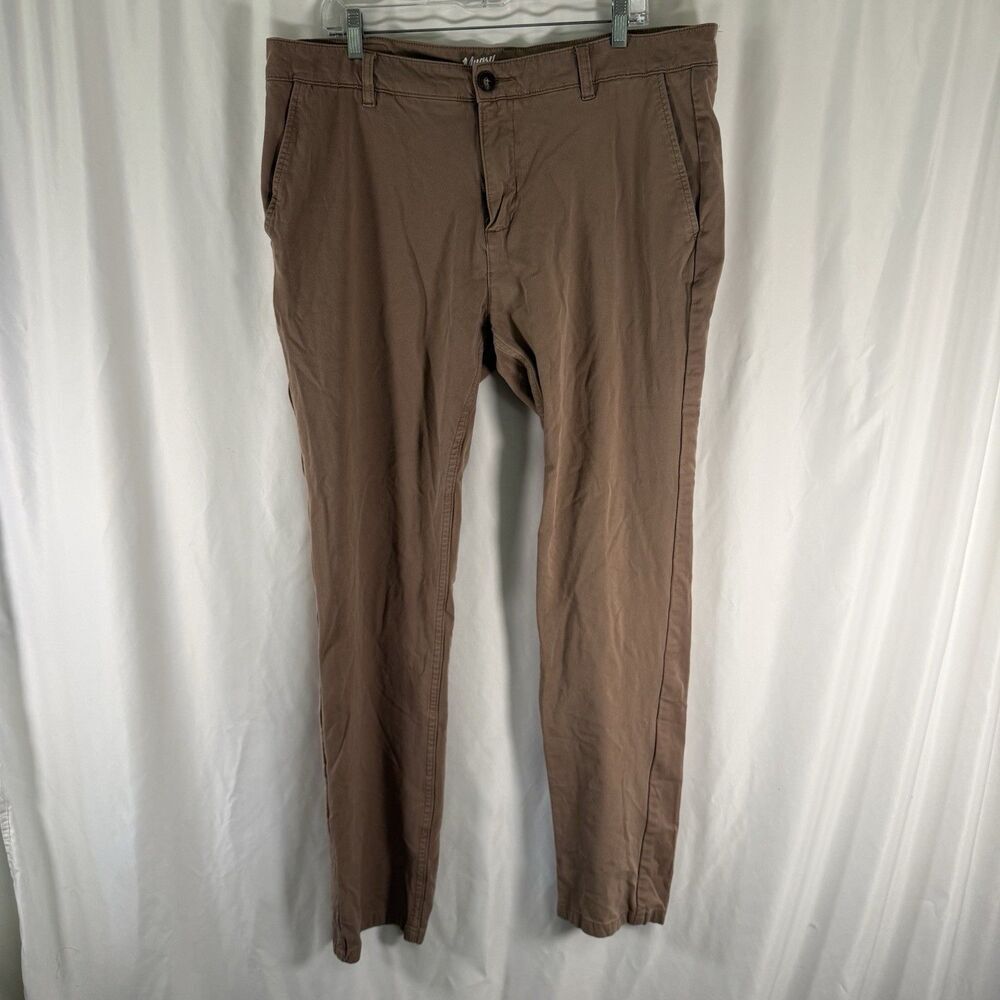 Mugsy Belmonts Jeans Men's 38x34 Beige Chino Slash Pockets Cotton Blend